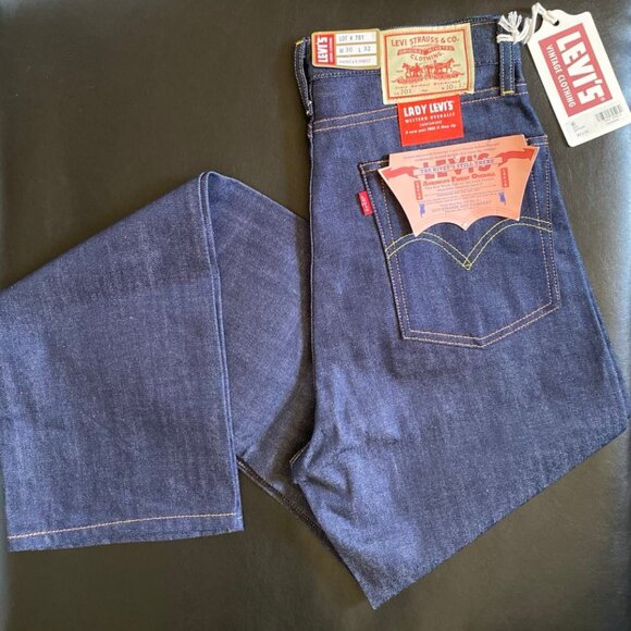 LEVI'S: Vintage 1950's 701 Selvedge Denim Made In Japan (Size: W30/L32) *NWT*